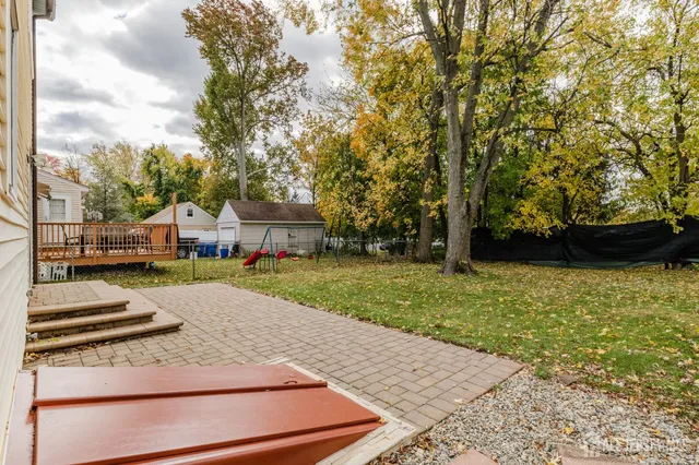a view of a street with houses
