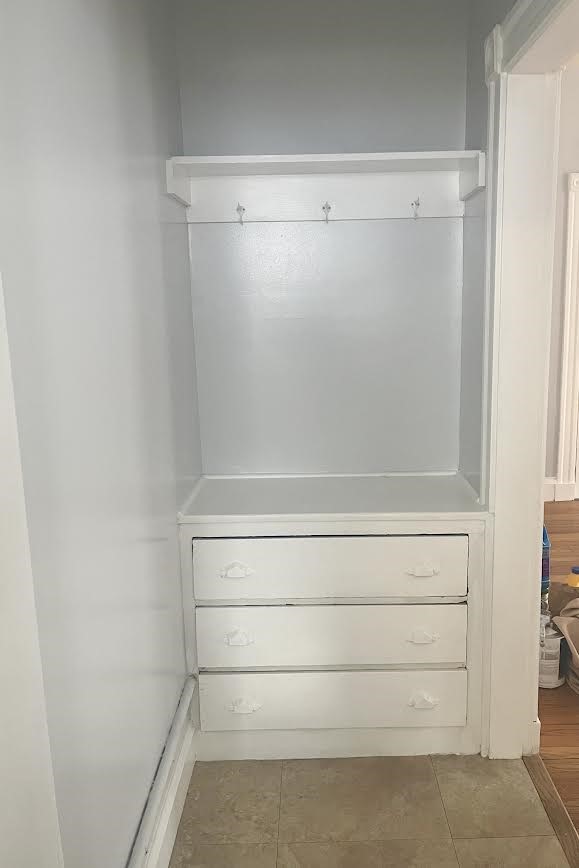 9 Sherman Street Newport, RI 02840 - Photo 6 of 15 Hallway with built-in storage