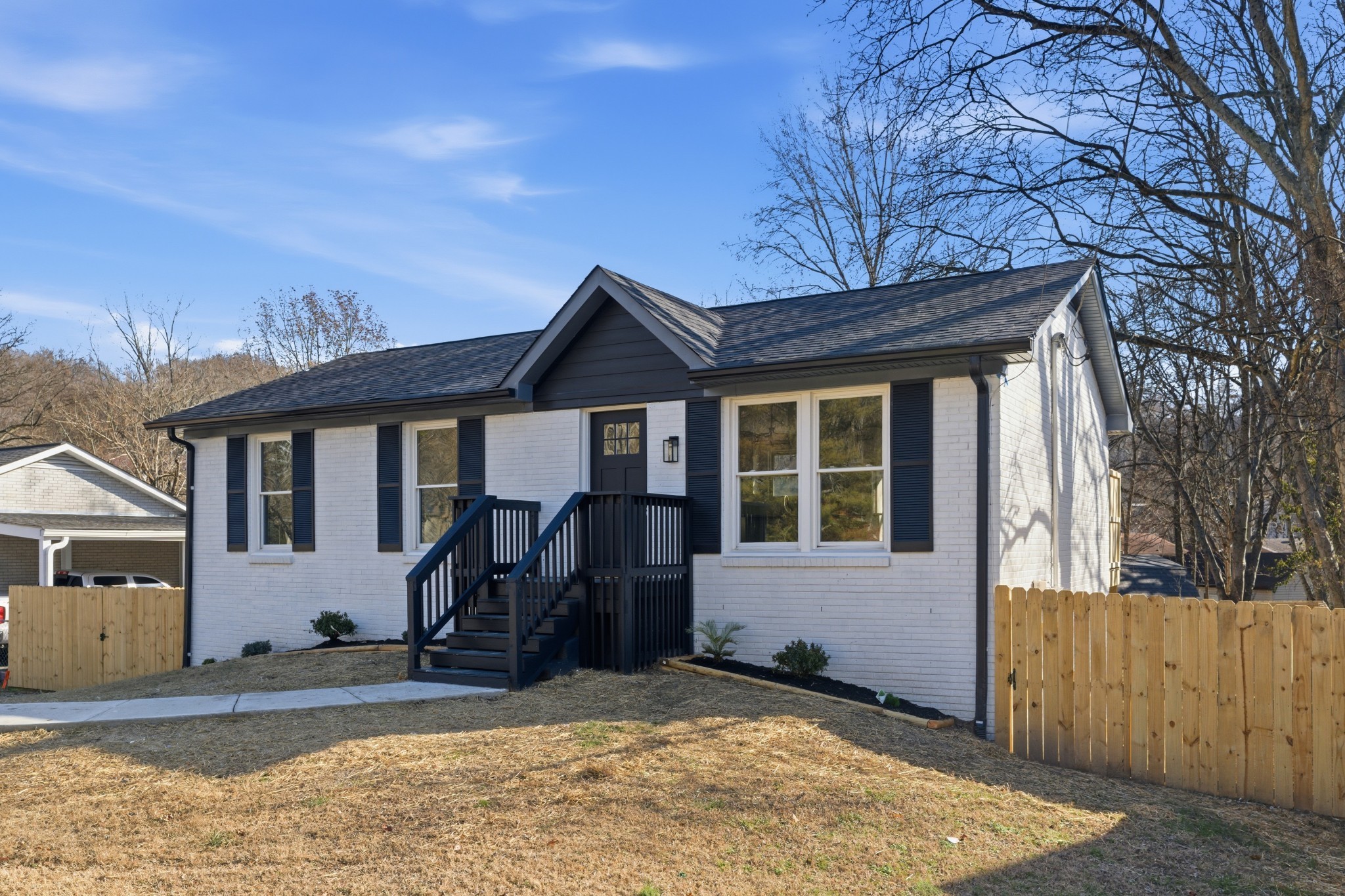206 New Sawyer Brown Road Nashville, TN 37221 - Photo 44 of 46 a front view of a house with a yard