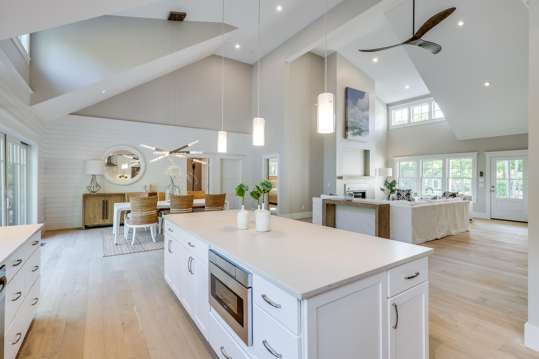 2 Monomoy Lane Orleans, MA 02653 - Photo 18 of 27 a large white kitchen with a large window