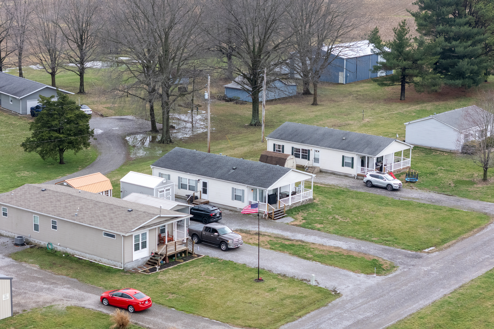 111 Devan Drive Murphysboro, IL 62966 - Photo 2 of 22 an aerial view of a house with garden