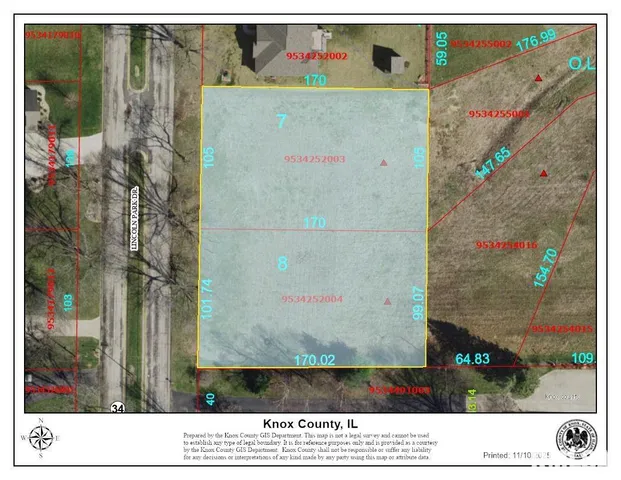 $20,000 | Lot 3-4 Lincoln Park Drive, Galesburg, IL 61401