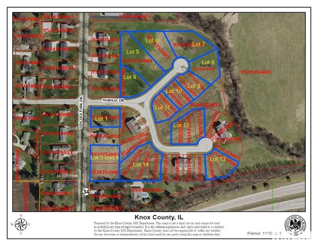 $20,000 | Lot 3-4 Lincoln Park Drive, Galesburg, IL 61401