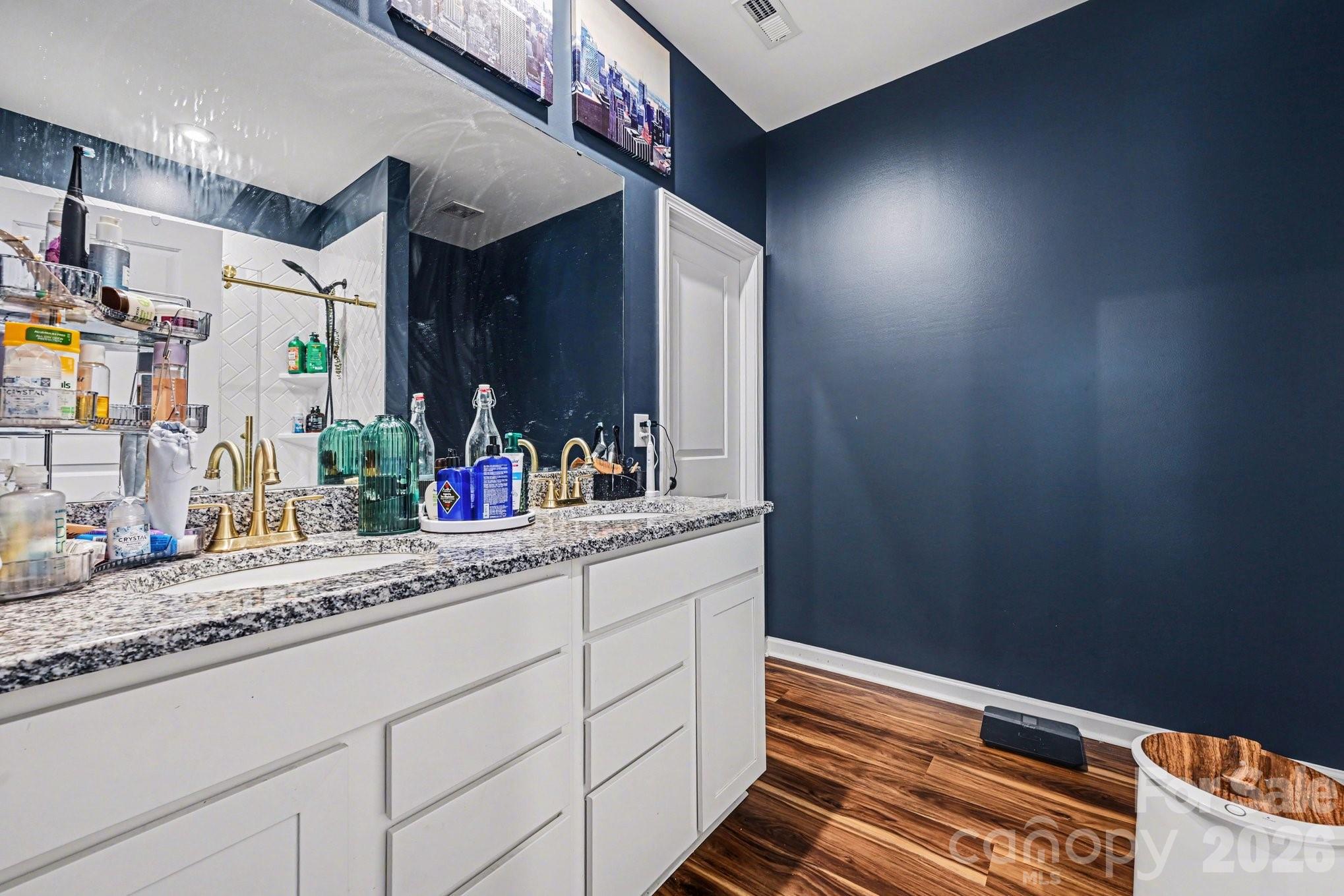 1235 Nesters Store Place Southwest Concord, NC 28027 - Photo 14 of 21 a bathroom with a sink and a mirror