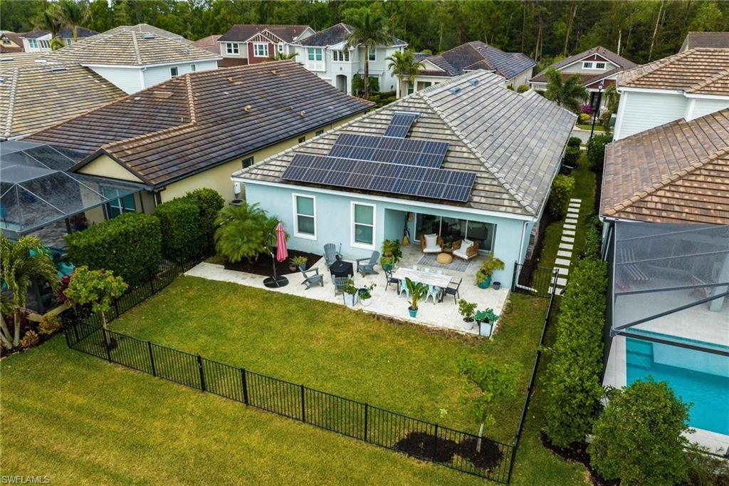 3621 Pilot Circle Naples, FL 34120 - Photo 38 of 46 an aerial view of a house with swimming pool garden and patio