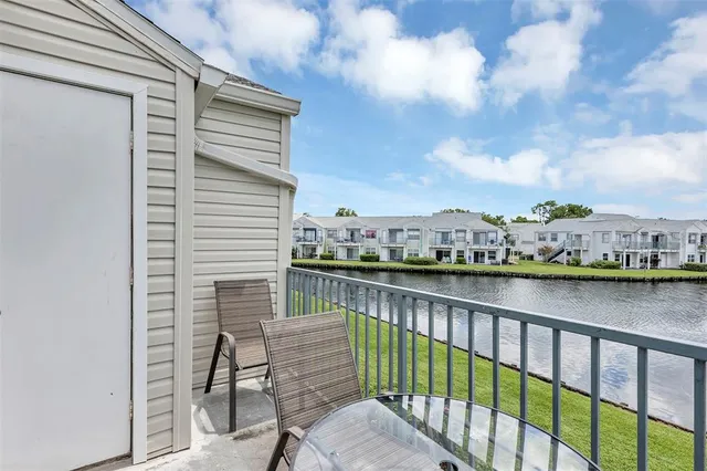 a view of city from balcony