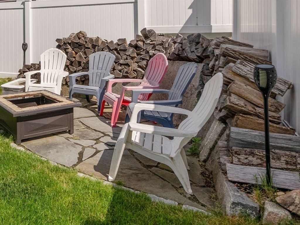 63 Vista Circle Holden, MA 01520 - Photo 33 of 36 a view of a chairs and table in a backyard