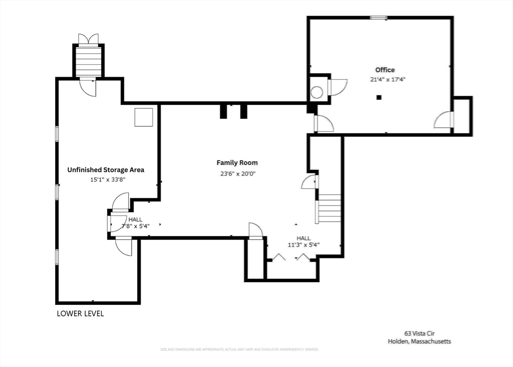63 Vista Circle Holden, MA 01520 - Photo 35 of 36 a picture of a floor plan