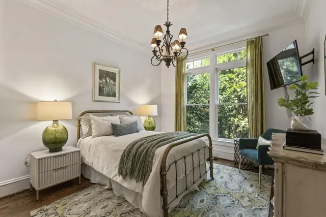 a front view of a house with swimming pool