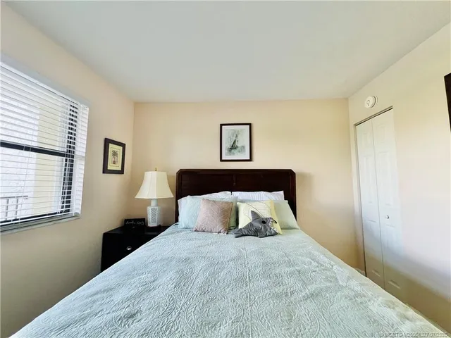 a view of balcony with wooden floor