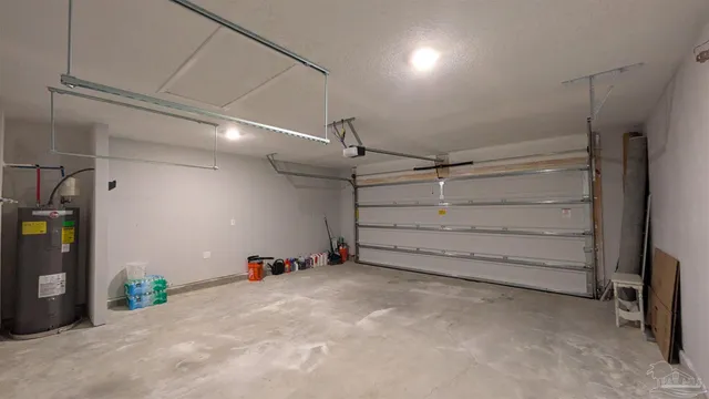 a view of room with garage