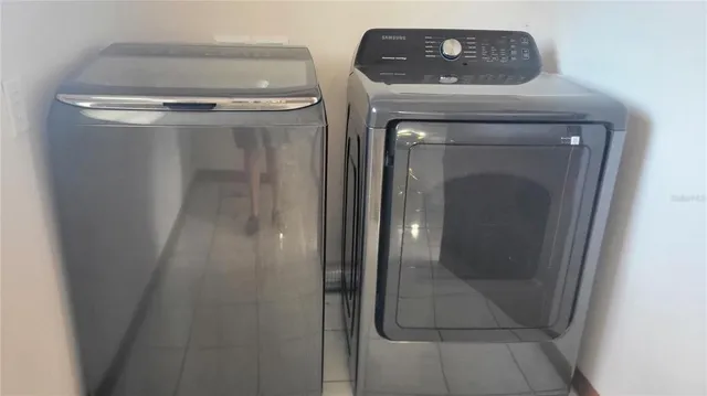 a view of a room with windows