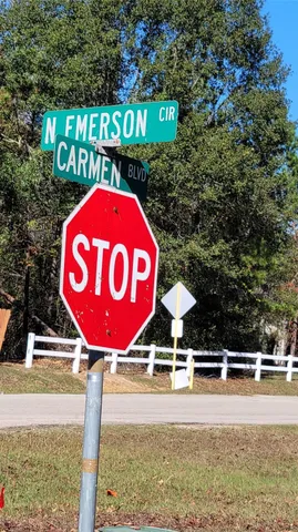 a sign that is on a pole