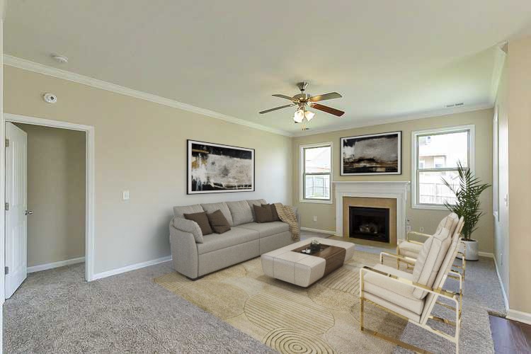 3005 Alan Drive Spring Hill, TN 37174 - Photo 2 of 31 a living room with furniture and a fireplace
