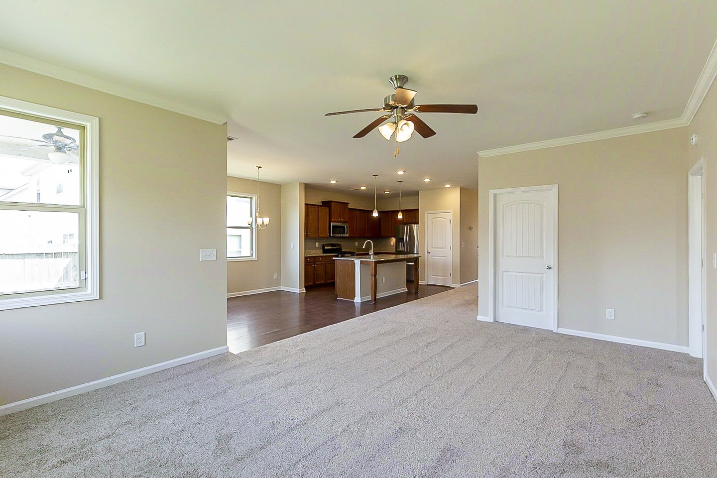 3005 Alan Drive Spring Hill, TN 37174 - Photo 12 of 31 a view of a livingroom with furniture and a ceiling fan