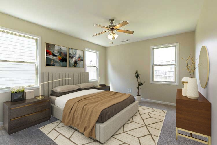 3005 Alan Drive Spring Hill, TN 37174 - Photo 3 of 31 a bedroom with a bed and a window