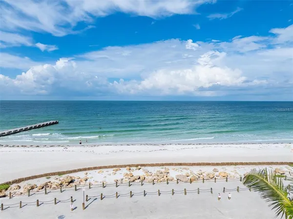 a view of beach and ocean