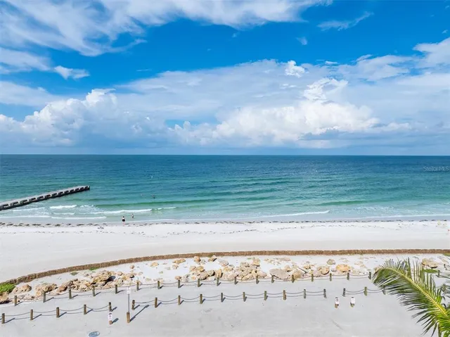 a view of beach and ocean