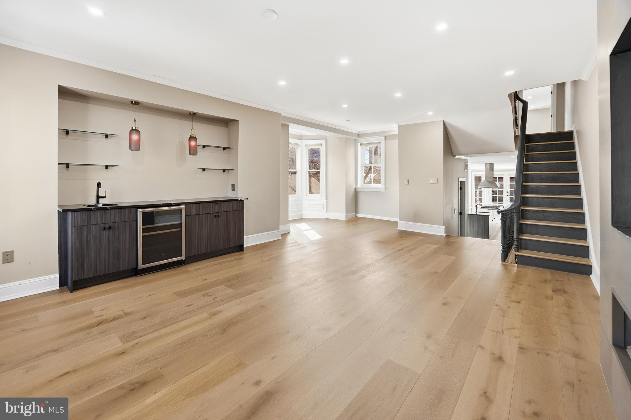 552 North 18th Street Philadelphia, PA 19130 - Photo 19 of 51 a view of kitchen with wooden floor