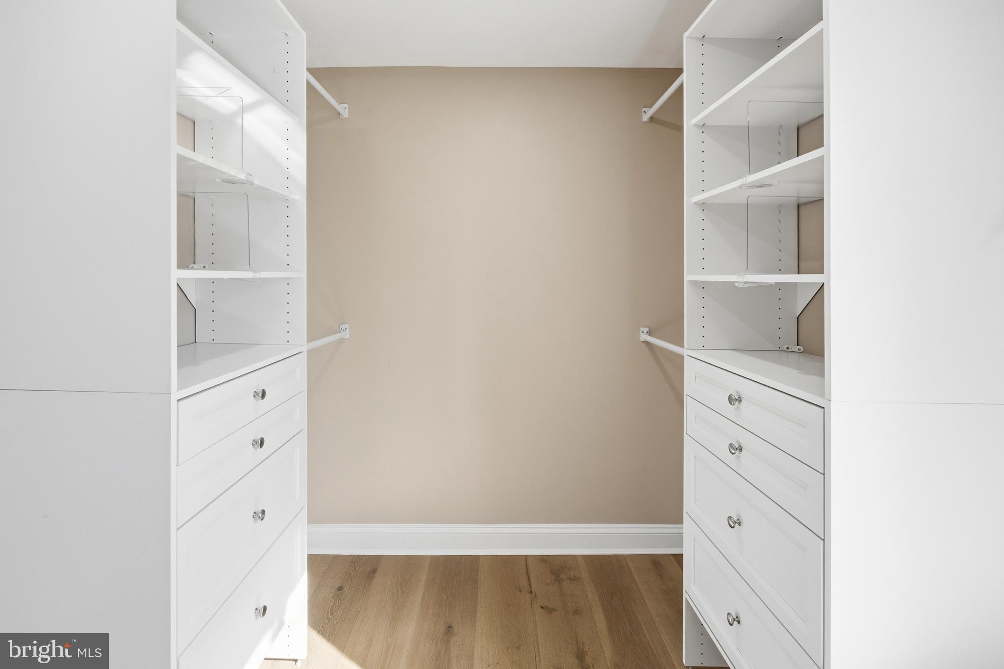 552 North 18th Street Philadelphia, PA 19130 - Photo 36 of 51 a view of walk in closet with empty racks