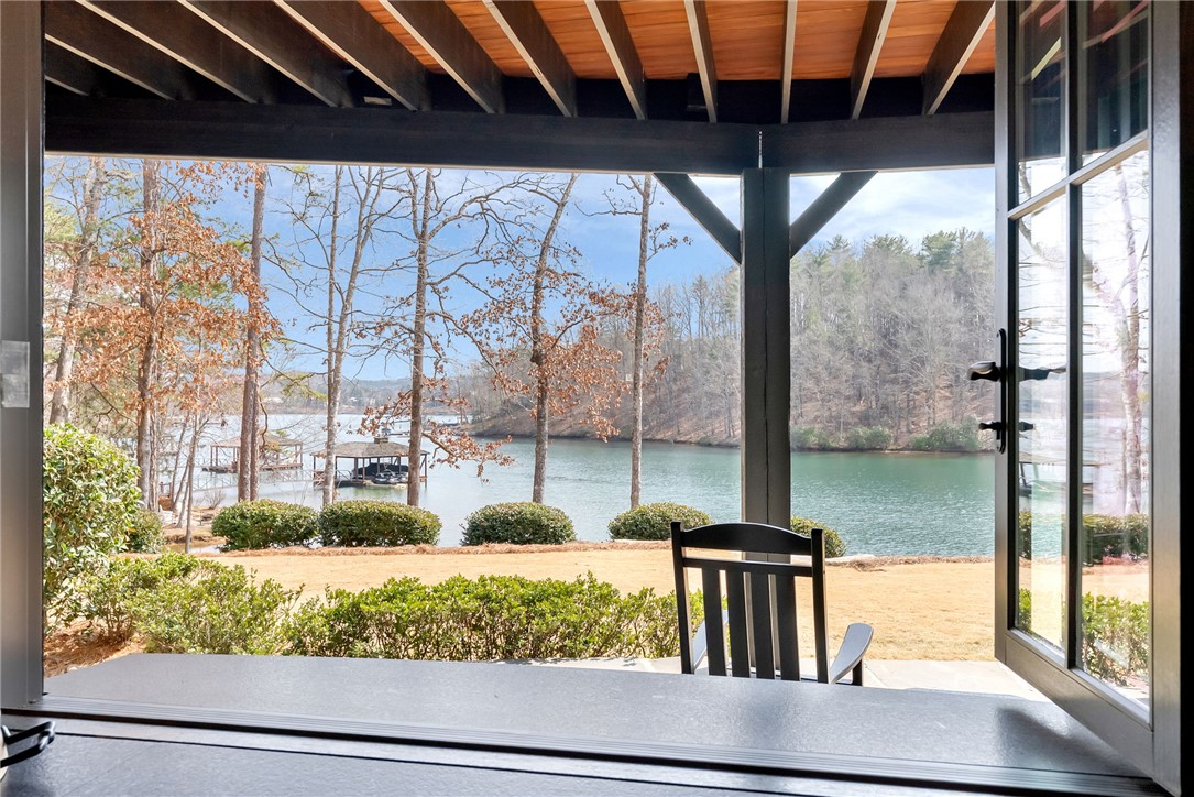 231 Quay Court Sunset, SC 29685 - Photo 29 of 48 Window that opens from bar on Lower Level with Lake Views