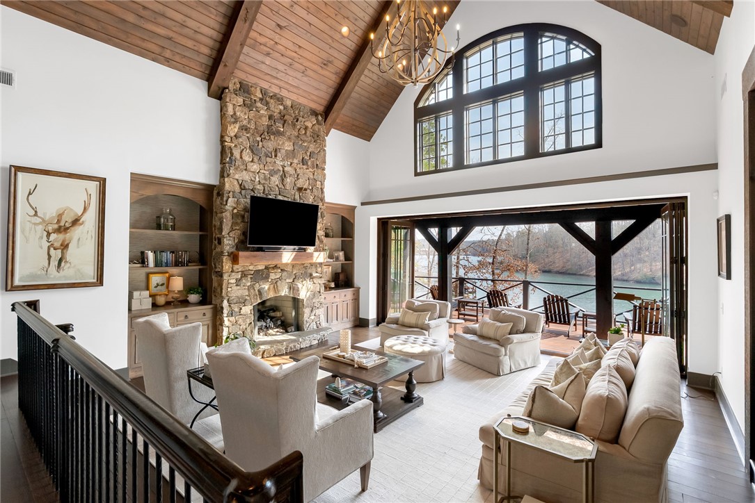 231 Quay Court Sunset, SC 29685 - Photo 4 of 48 Sunken Living room with Lake View