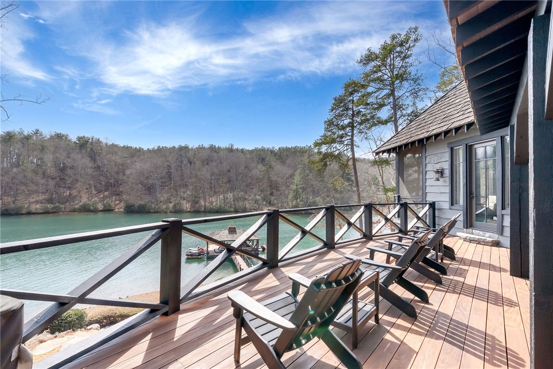231 Quay Court Sunset, SC 29685 - Photo 8 of 48 Back deck overlooking Lake Keowee