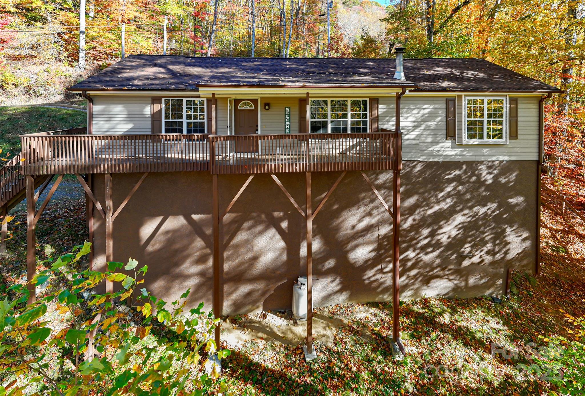 334 Foxden Road Mars Hill, NC 28754 - Photo 2 of 43 front view of a house with a yard
