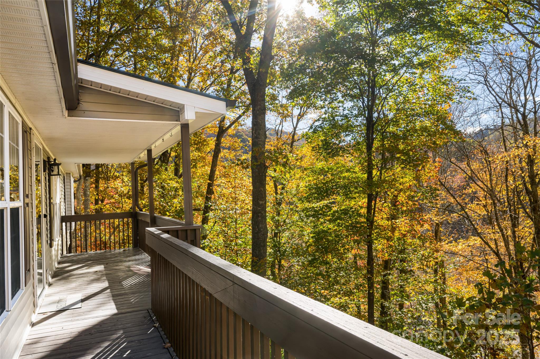 334 Foxden Road Mars Hill, NC 28754 - Photo 32 of 43 a view of balcony with furniture