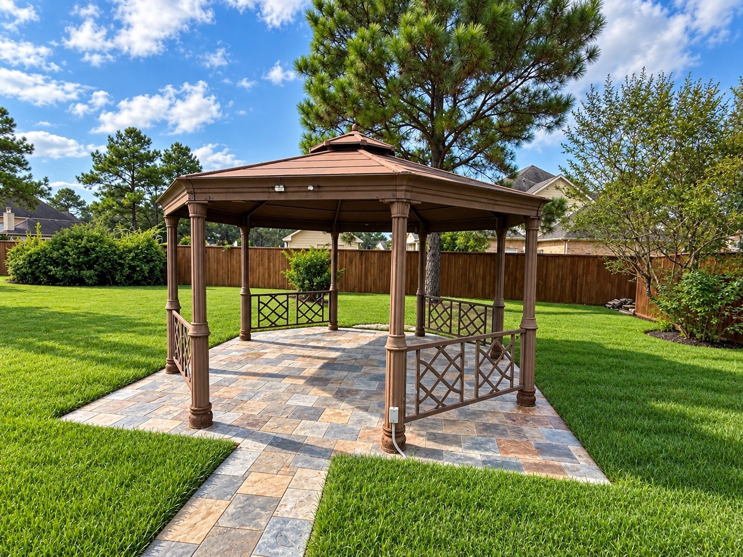 7 Compton Manor Drive Spring, TX 77379 - Photo 21 of 28 Gazebo Virtually enhanced