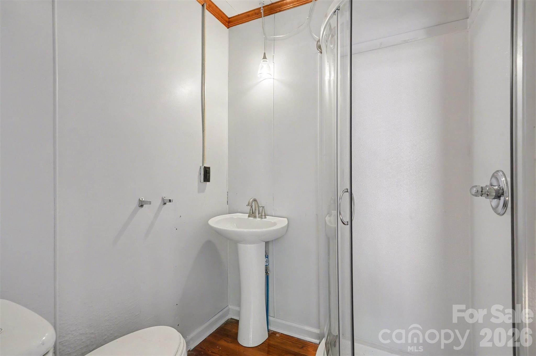 215 Theodore R Carr Avenue Morven, NC 28119 - Photo 20 of 28 a bathroom with a sink a toilet and shower