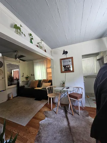 a kitchen with lots of counter top space