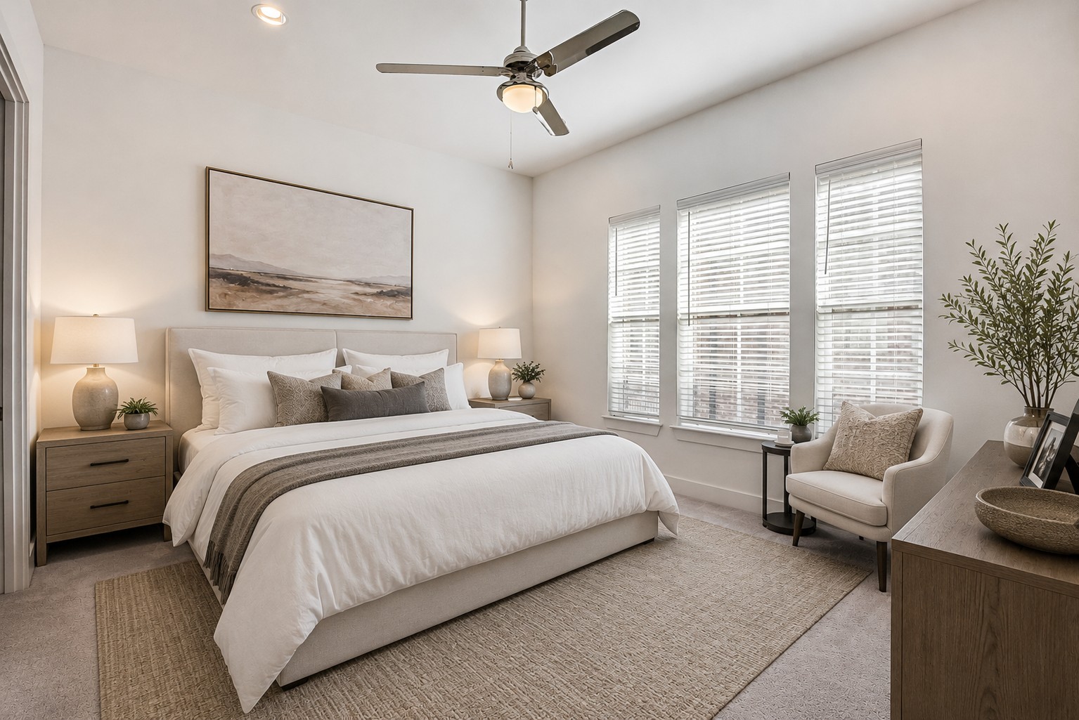 1308 Tinnin Ford Road, Unit 3 Austin, TX 78741 - Photo 15 of 37 Primary Bedroom Note: Virtually Staged