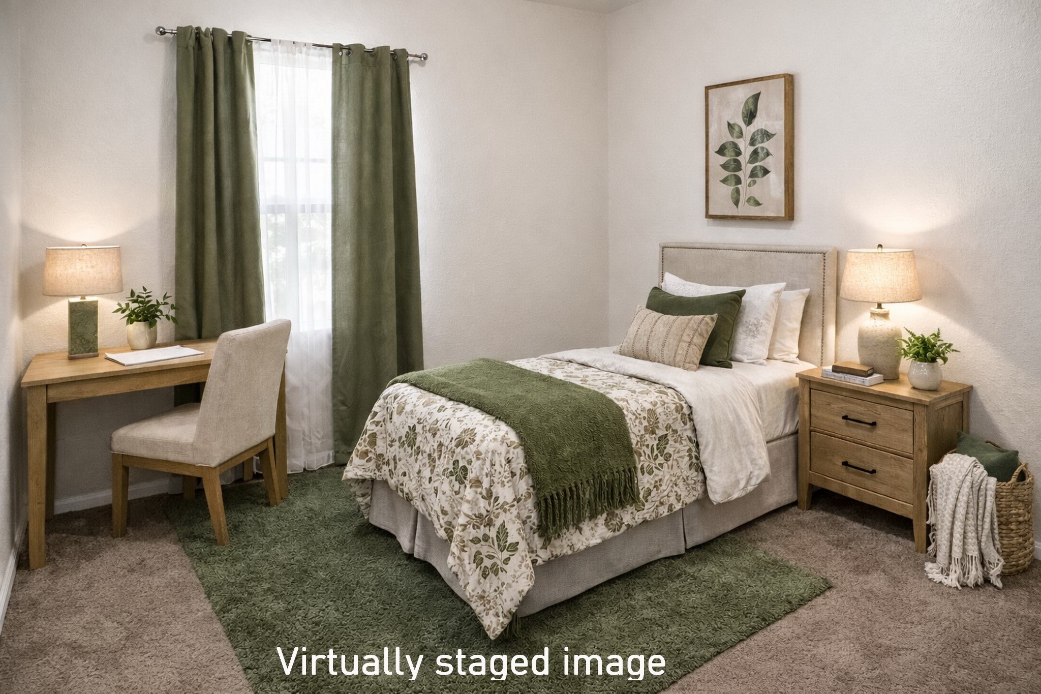 19211 Side Way Tomball, TX 77375 - Photo 19 of 36 a bedroom with a bed and a chair