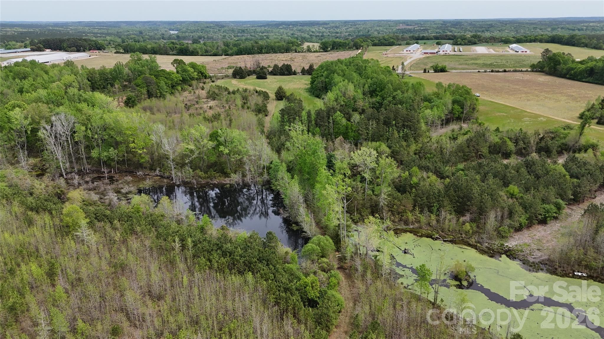 6377 Highway 52 Cheraw, SC 29520 - Photo 19 of 41 an aerial view of residential houses with outdoor space and trees