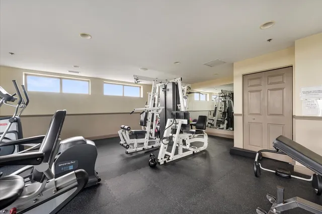 a view of a swimming pool with an ocean view