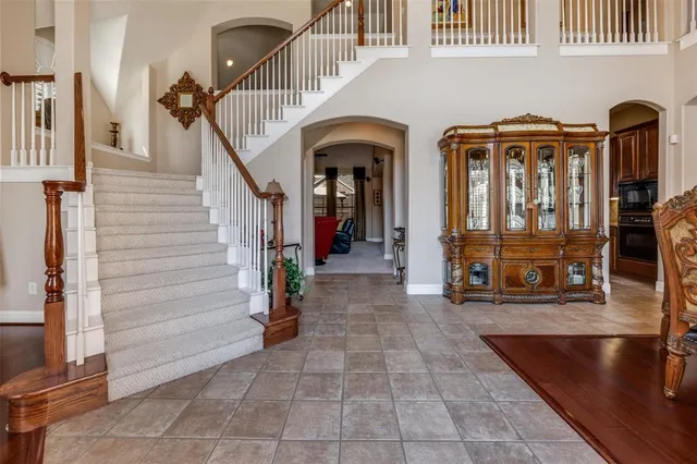 a view of livingroom form hallway