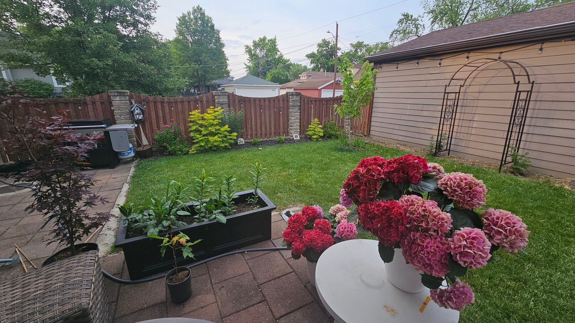 3201 Park Avenue Brookfield, IL 60513 - Photo 21 of 22 a view of a backyard with plants and garden