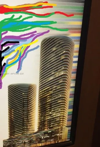 a front view of a house with patio