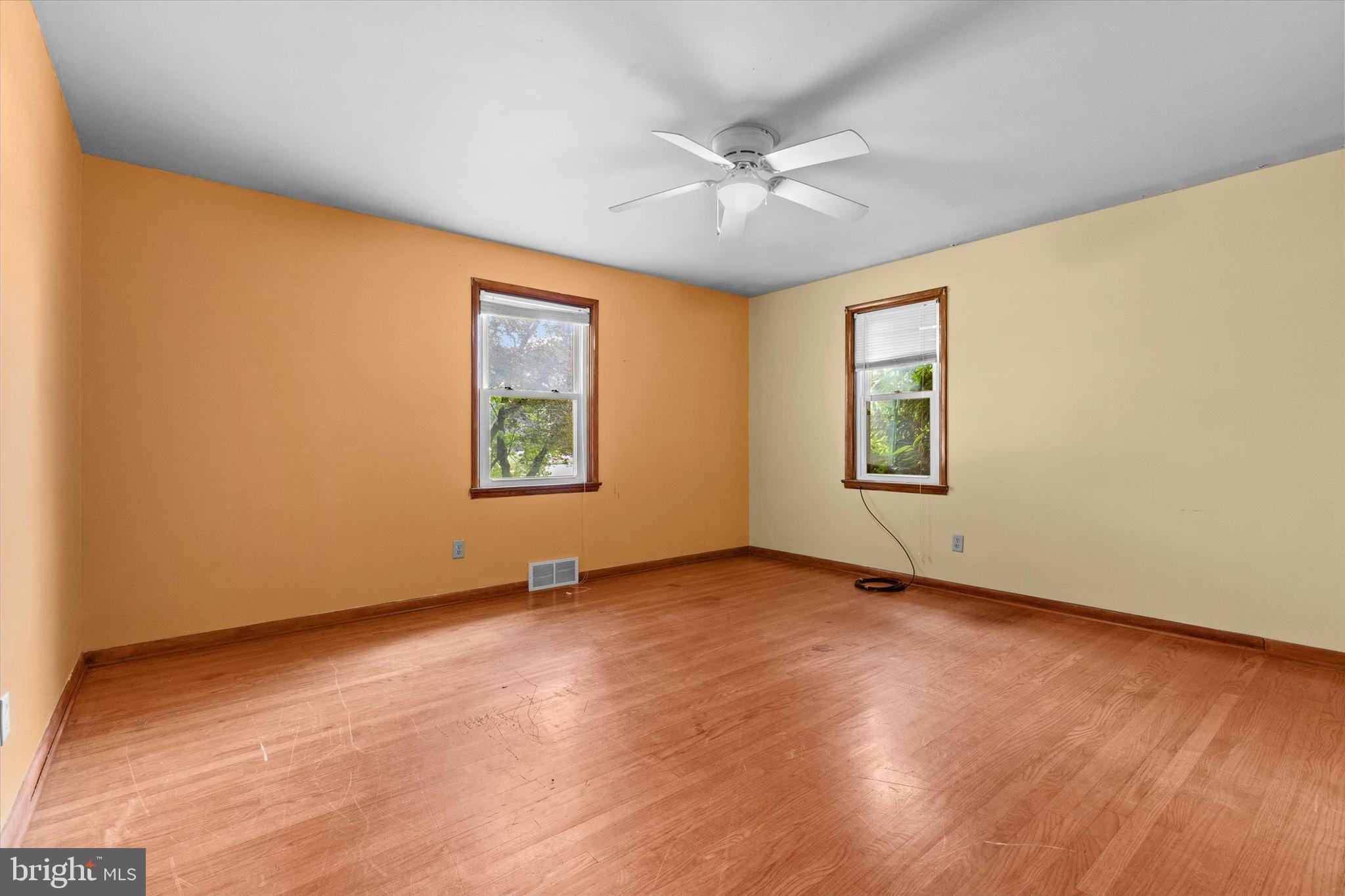3415 East Market Street York, PA 17402 - Photo 11 of 45 BR #2 with hardwood flooring & ceiling fan