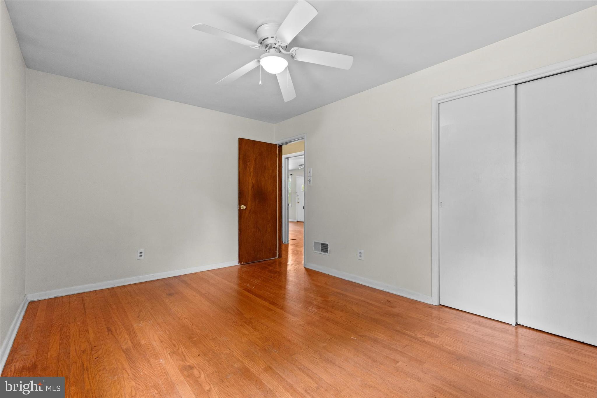 3415 East Market Street York, PA 17402 - Photo 10 of 45 BR #1 with hardwood flooring & ceiling fan
