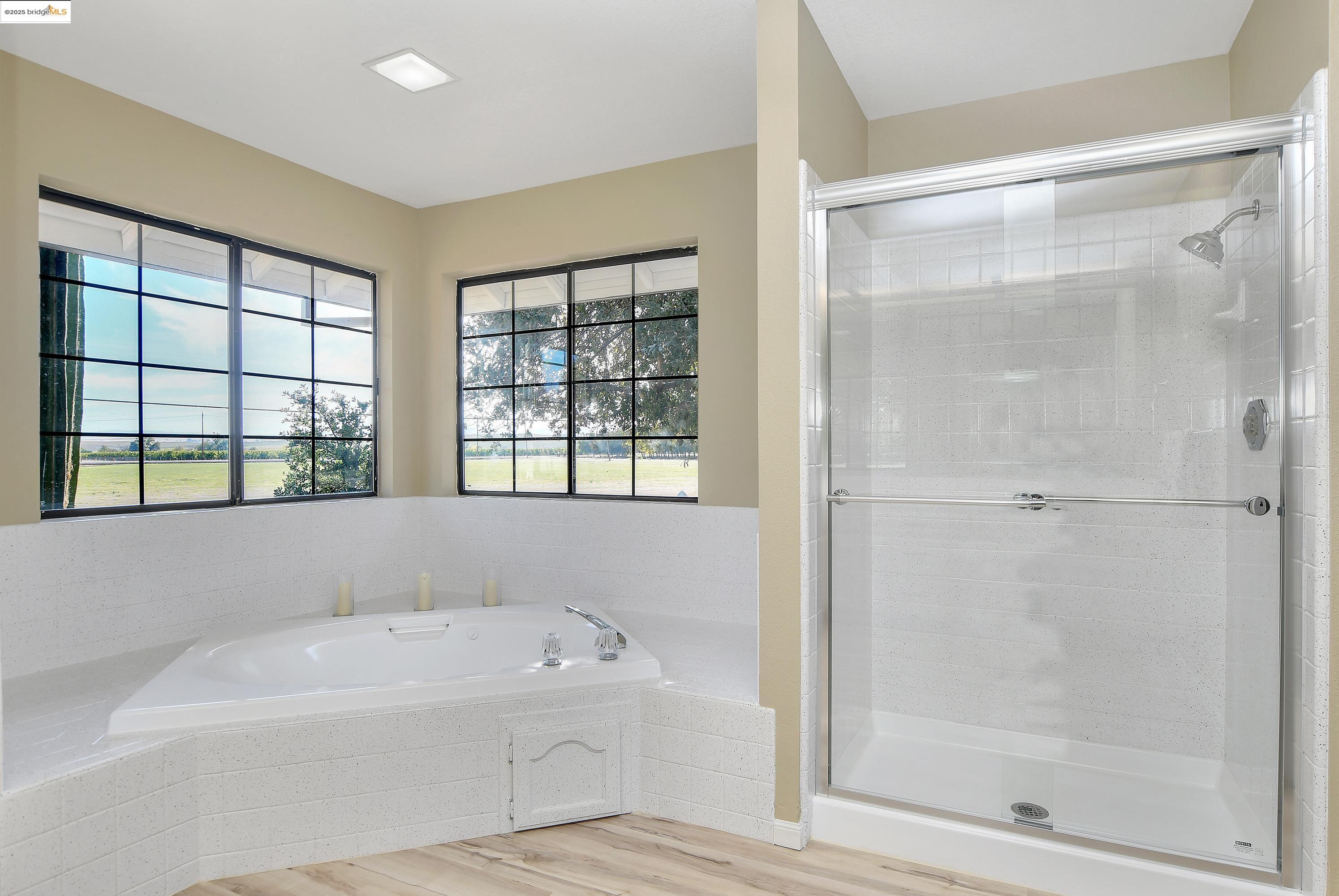 23701 Marsh Creek Road Brentwood, CA 94513 - Photo 19 of 52 a bathroom with a bathtub and a shower
