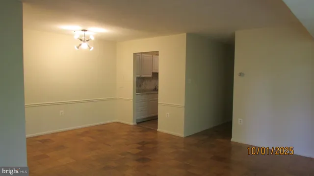 a view of an empty room