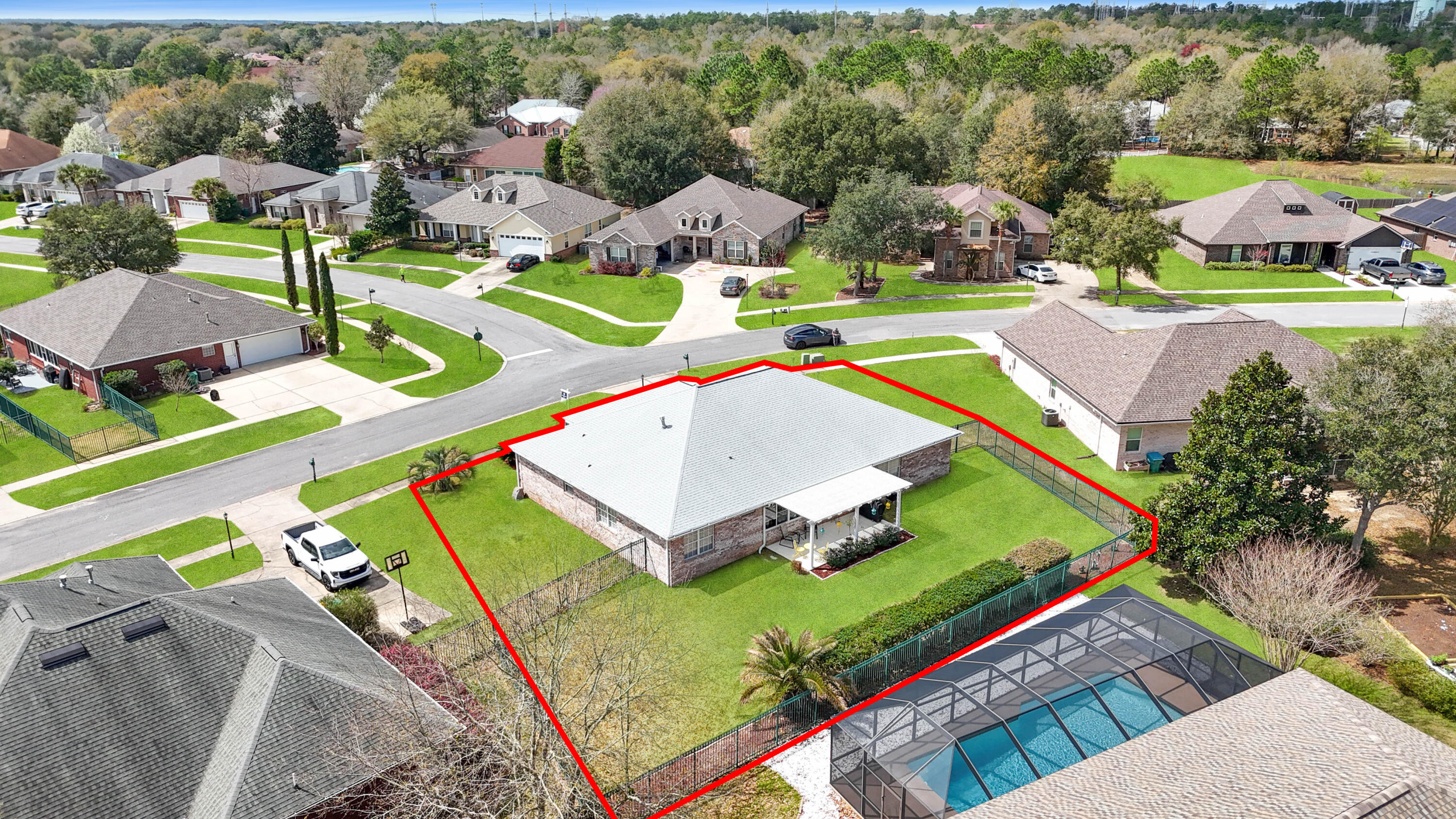 2903 Chancery Lane Crestview, FL 32539 - Photo 37 of 43 an aerial view of a house