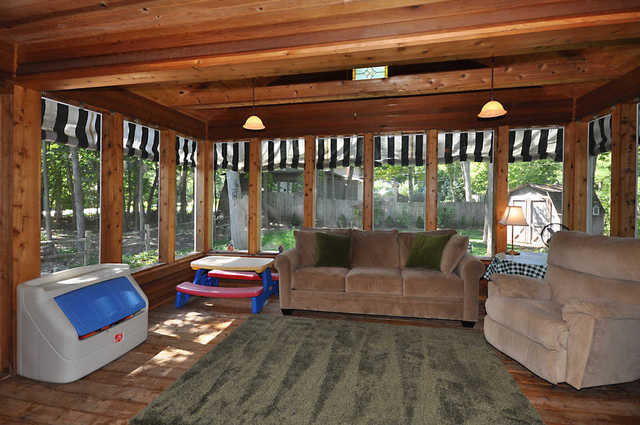 1030 Lee Road Northbrook, IL 60062 - Photo 8 of 16 a living room with furniture and a large window