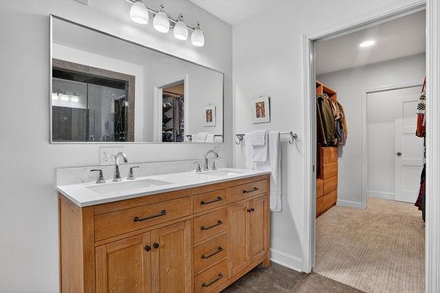 123 Mimosa Place Decatur, GA 30030 - Photo 23 of 48 a bathroom with a double vanity sink mirror and double