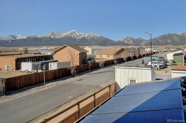 a view of a house with a terrace