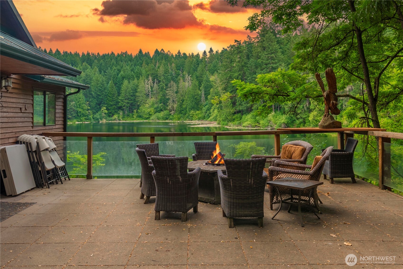 1546 Reservation Road Southeast, Unit 149 Olympia, WA 98513 - Photo 28 of 38 an outdoor view of a lake with furniture