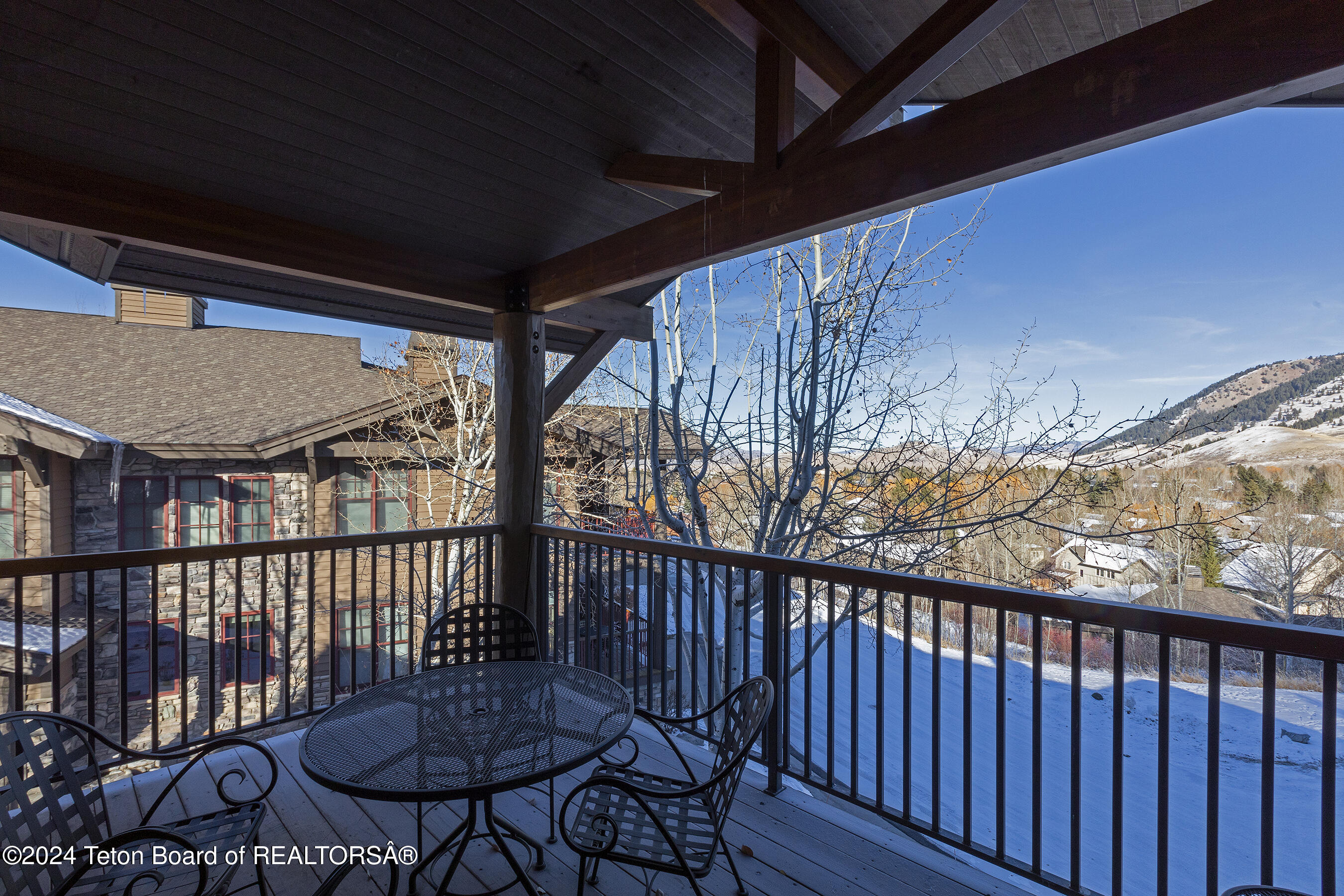 531 Snow King Loop, Unit 3130 Jackson, WY 83001 - Photo 20 of 21 Deck View_email