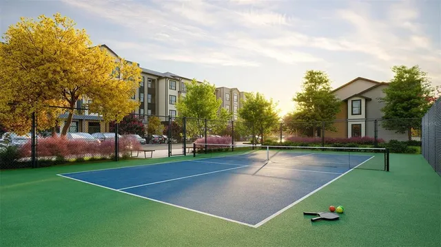 a view of a basketball court